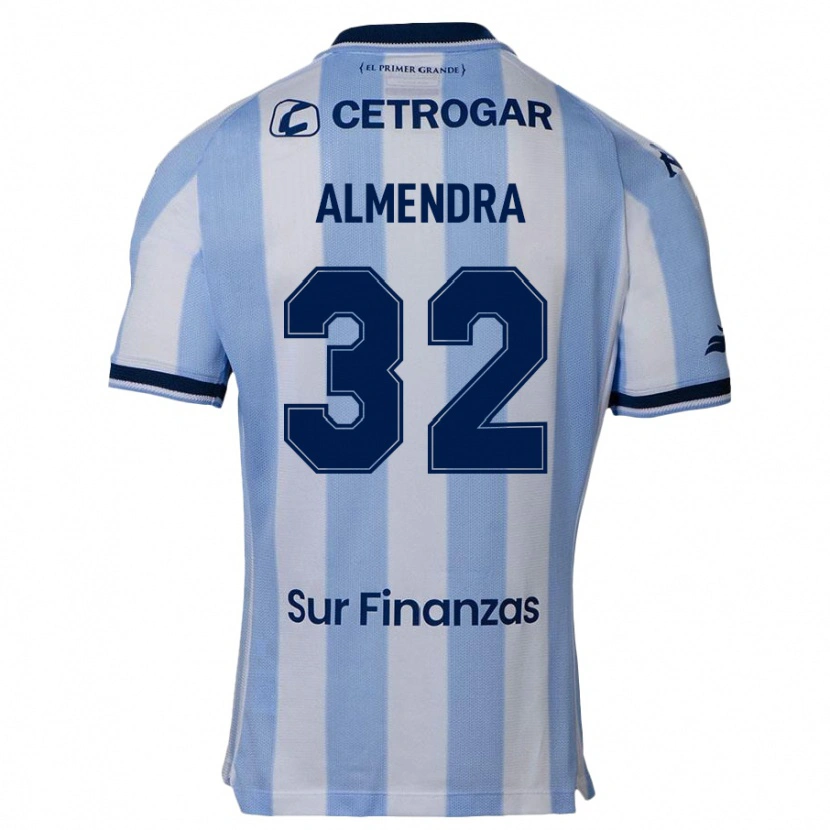 Danxen Kid Agustín Almendra #32 Sky Blue Home Jersey 2025/26 T-Shirt