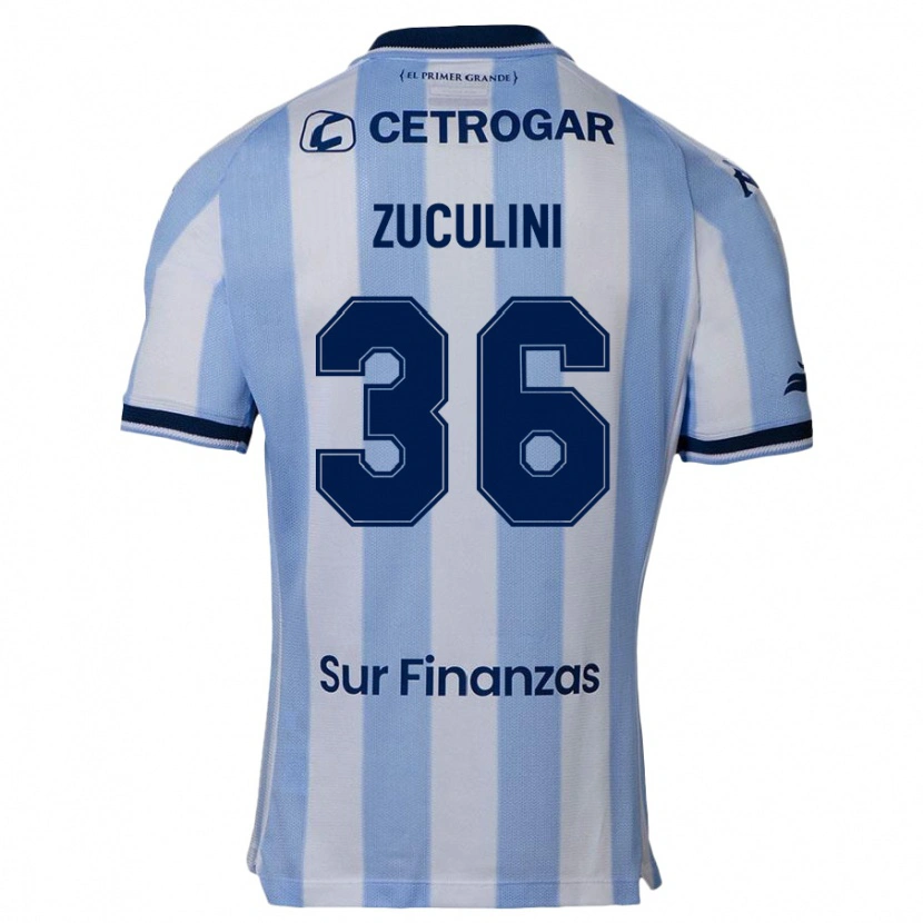 Danxen Kid Bruno Zuculini #36 Sky Blue Home Jersey 2025/26 T-Shirt