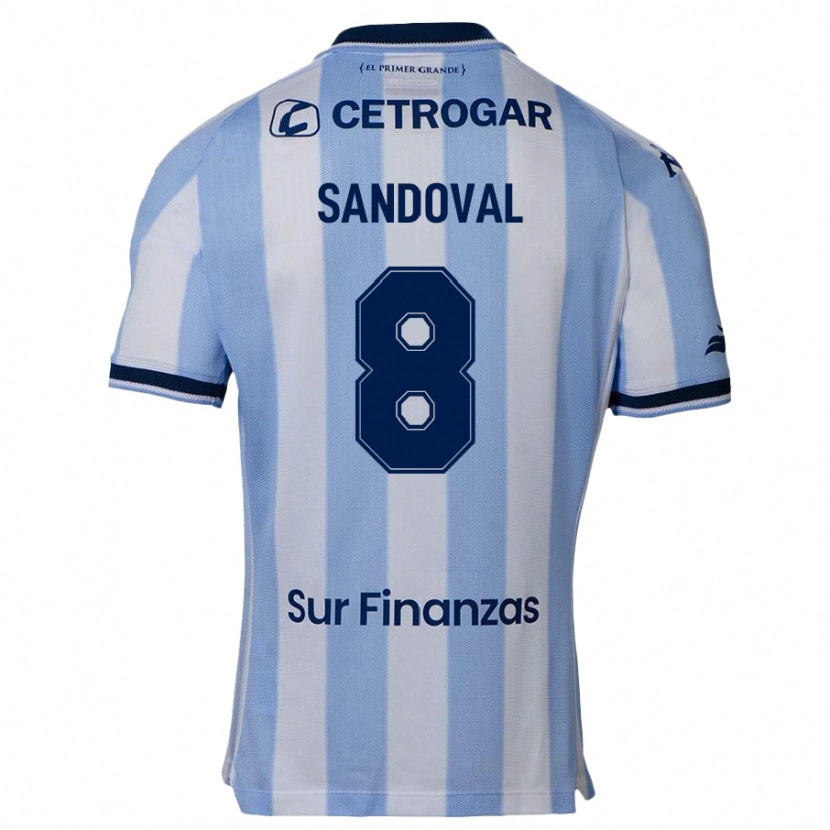 Danxen Kid Micaela Sandoval #8 Sky Blue Home Jersey 2025/26 T-Shirt