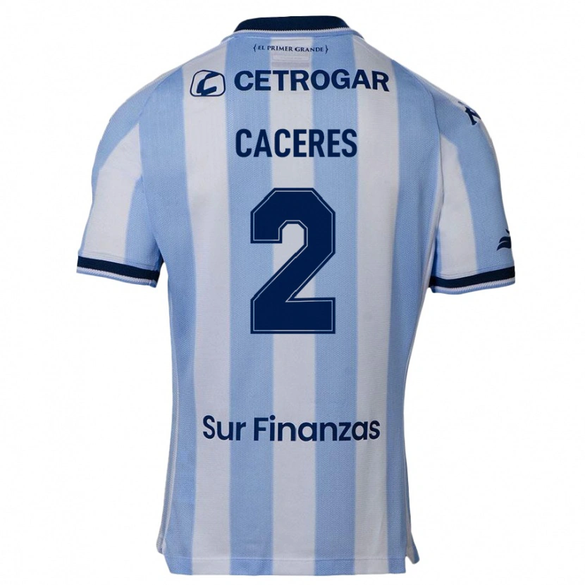 Danxen Kid Juan Jose Caceres #2 Sky Blue Home Jersey 2025/26 T-Shirt