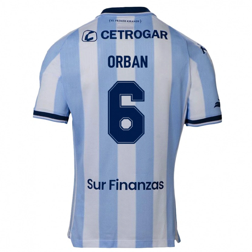 Danxen Kid Lucas Orban #6 Sky Blue Home Jersey 2025/26 T-Shirt