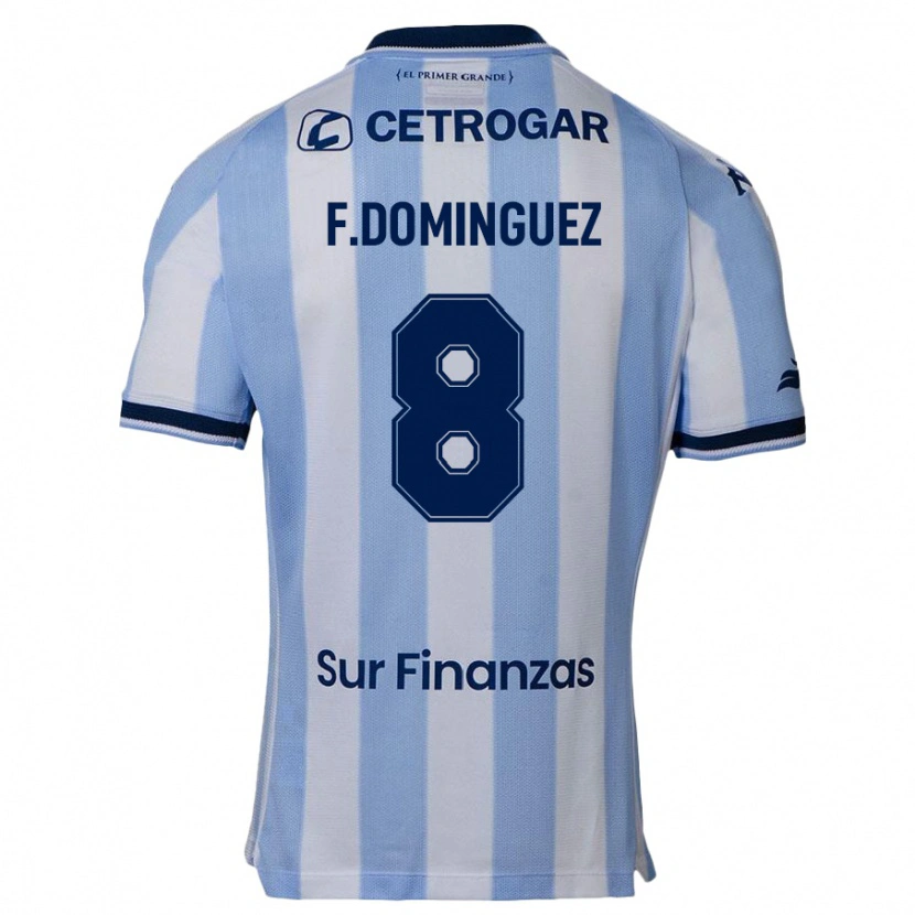 Danxen Kid Fabricio Dominguez #8 Sky Blue Home Jersey 2025/26 T-Shirt