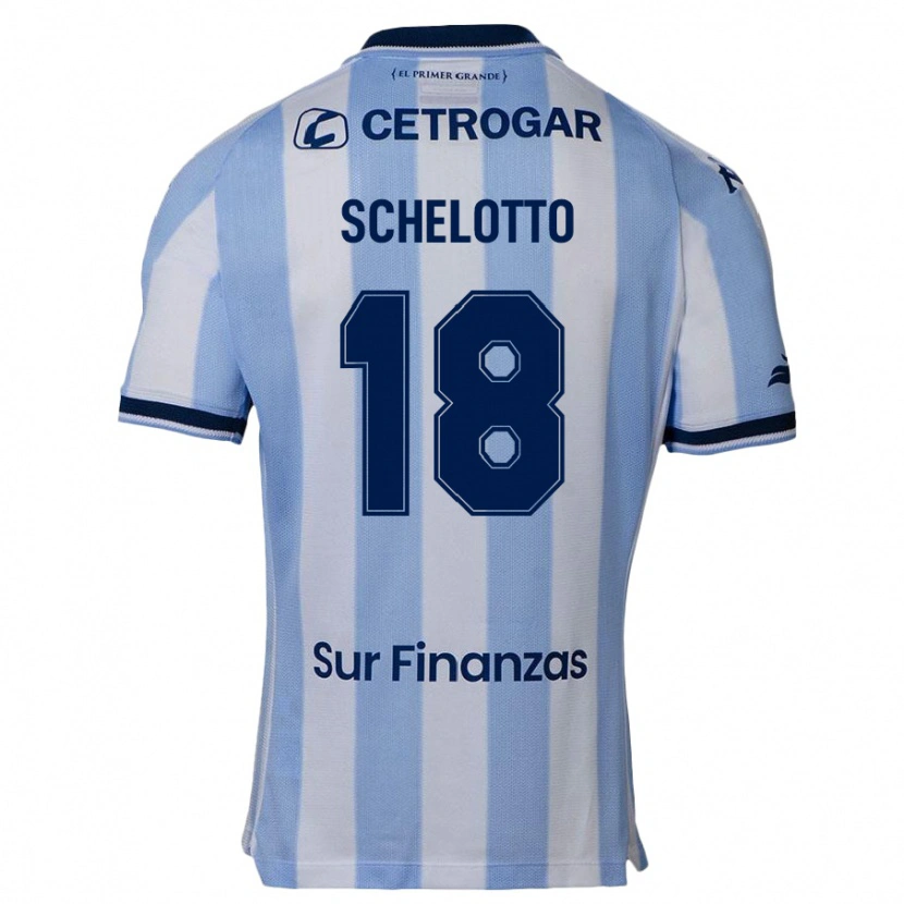 Danxen Kid Ezequiel Schelotto #18 Sky Blue Home Jersey 2025/26 T-Shirt