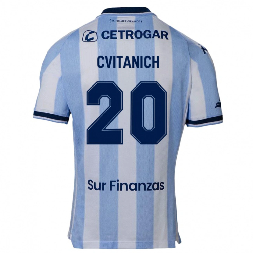 Danxen Kid Dario Cvitanich #20 Sky Blue Home Jersey 2025/26 T-Shirt