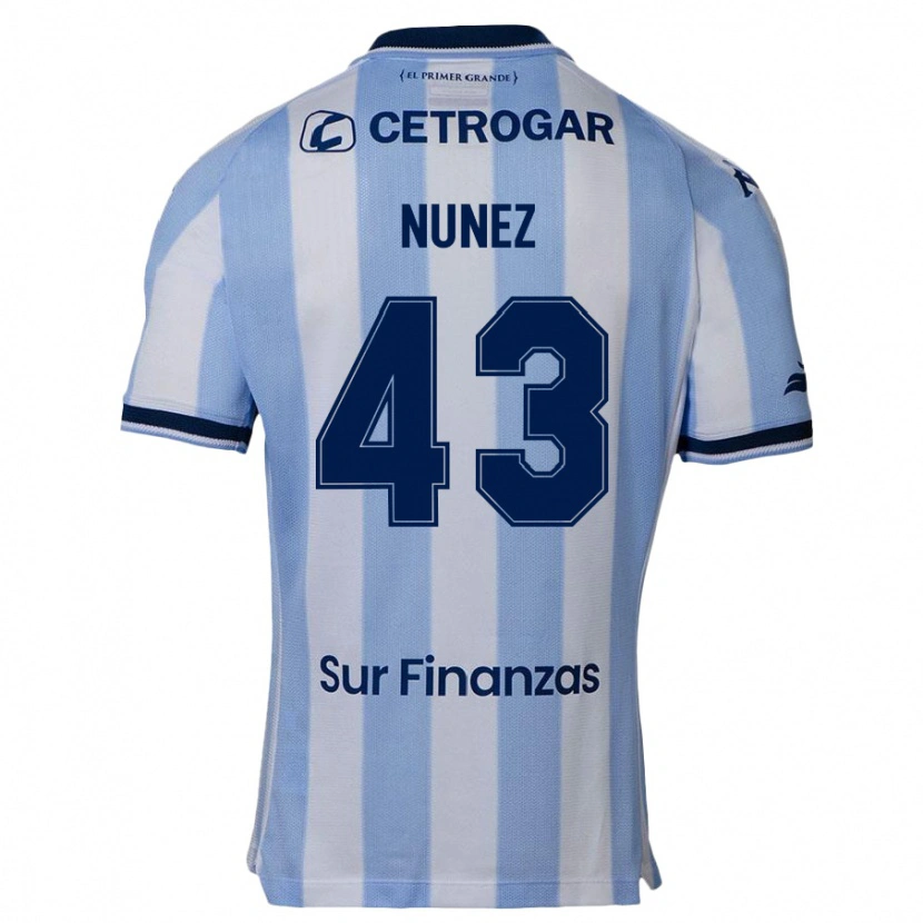 Danxen Kid Lucas Nunez #43 Sky Blue Home Jersey 2025/26 T-Shirt