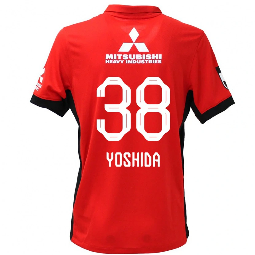 Danxen Kid Masanobu Yoshida #38 Red White Home Jersey 2025/26 T-Shirt