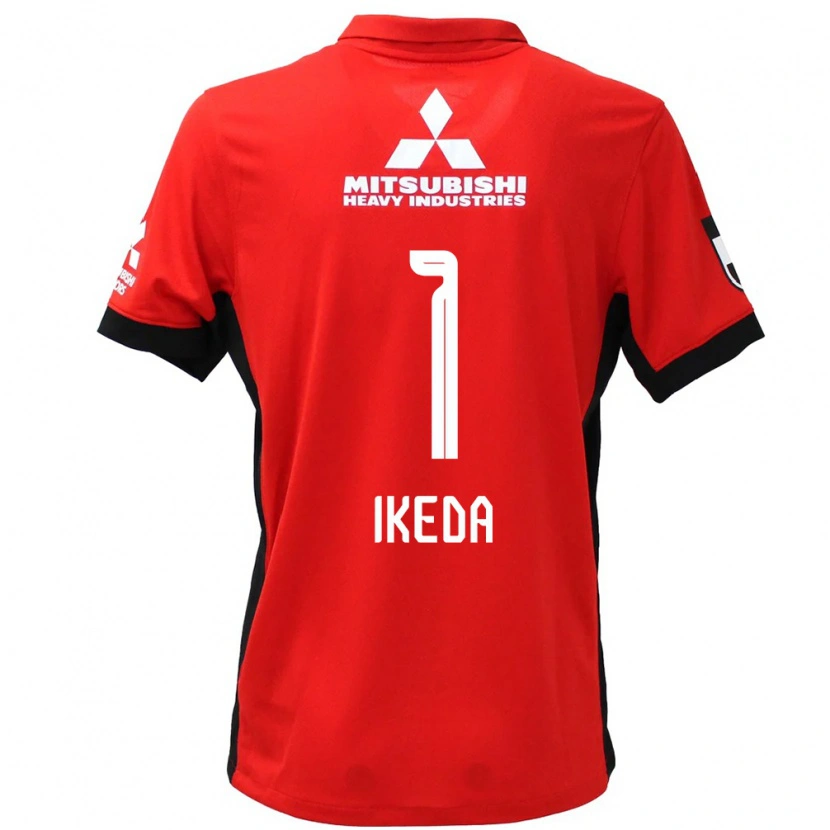 Danxen Kid Sakiko Ikeda #1 Red White Home Jersey 2025/26 T-Shirt