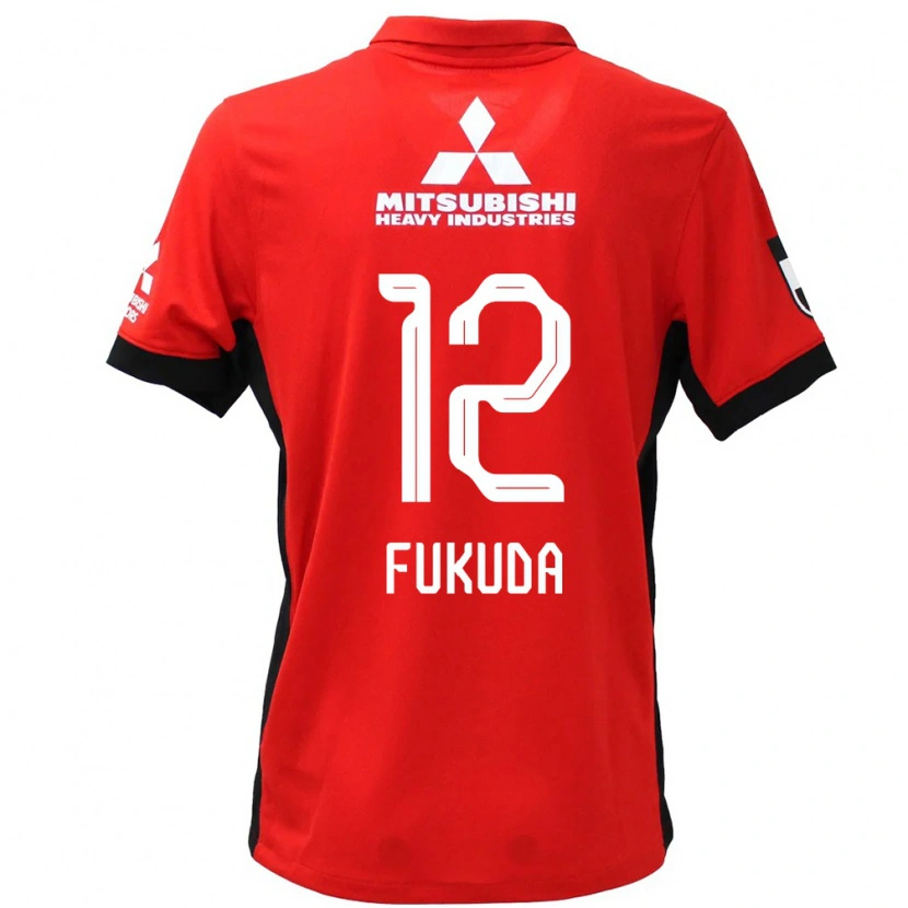 Danxen Kid Shiori Fukuda #12 Red White Home Jersey 2025/26 T-Shirt