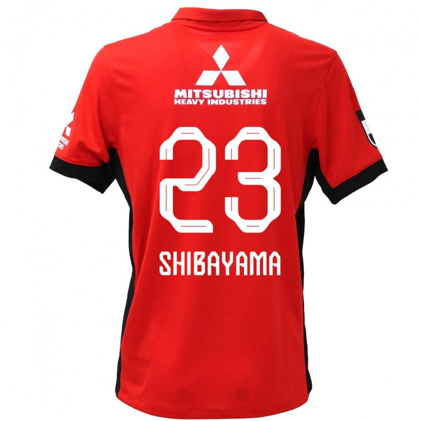 Danxen Kid Fumina Shibayama #23 Red White Home Jersey 2025/26 T-Shirt