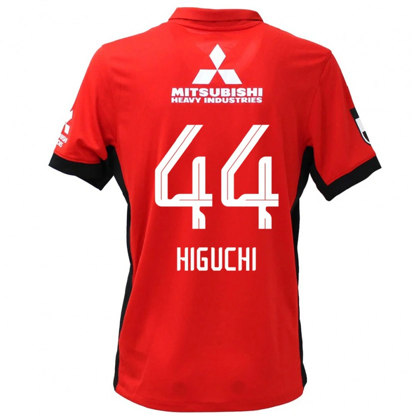 Danxen Kid Yota Higuchi #44 Red White Home Jersey 2025/26 T-Shirt