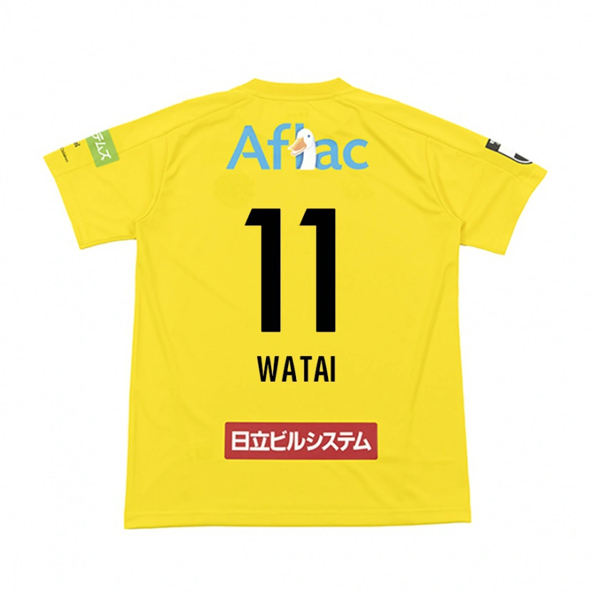 Danxen Kid Masaki Watai #11 Black Yellow Home Jersey 2025/26 T-Shirt