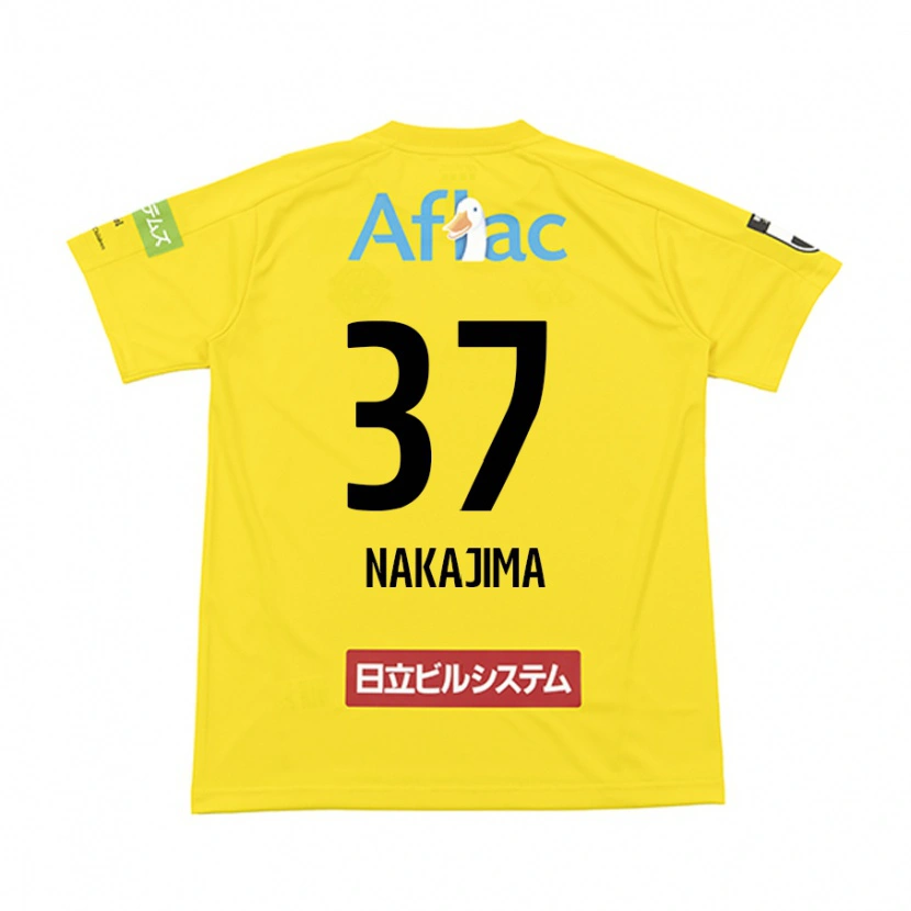 Danxen Kid Shun Nakajima #37 Black Yellow Home Jersey 2025/26 T-Shirt