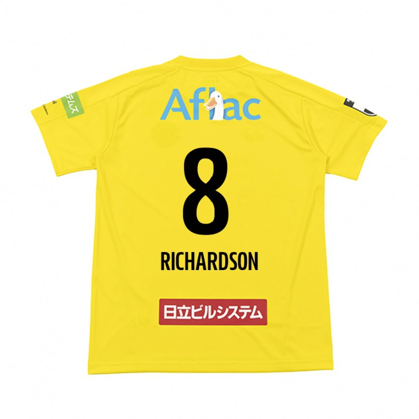 Danxen Kid Richardson #8 Black Yellow Home Jersey 2025/26 T-Shirt