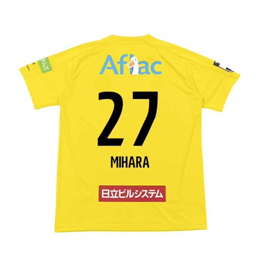 Danxen Kid Masatoshi Mihara #27 Black Yellow Home Jersey 2025/26 T-Shirt