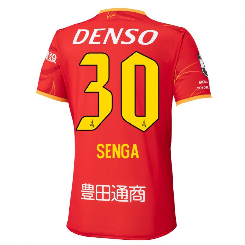 Danxen Kid Shotaro Senga #30 Red Yellow Home Jersey 2025/26 T-Shirt