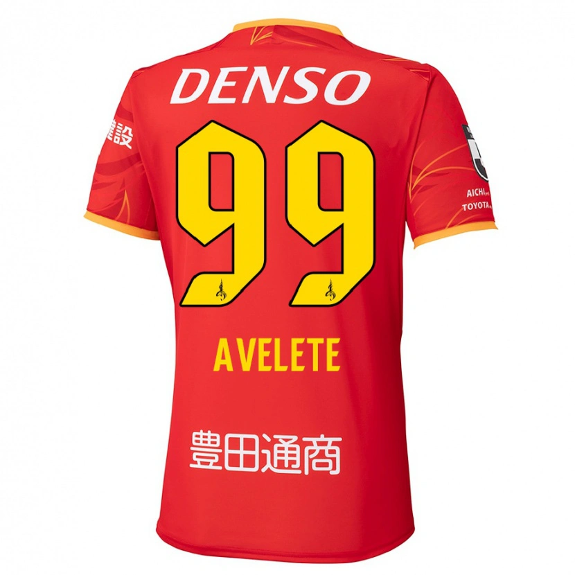 Danxen Kid Yves Avelete #99 Red Yellow Home Jersey 2025/26 T-Shirt