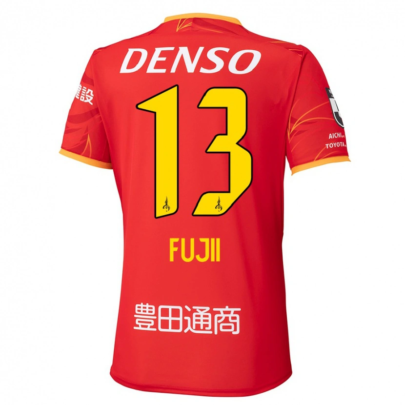 Danxen Kid Haruya Fujii #13 Red Yellow Home Jersey 2025/26 T-Shirt