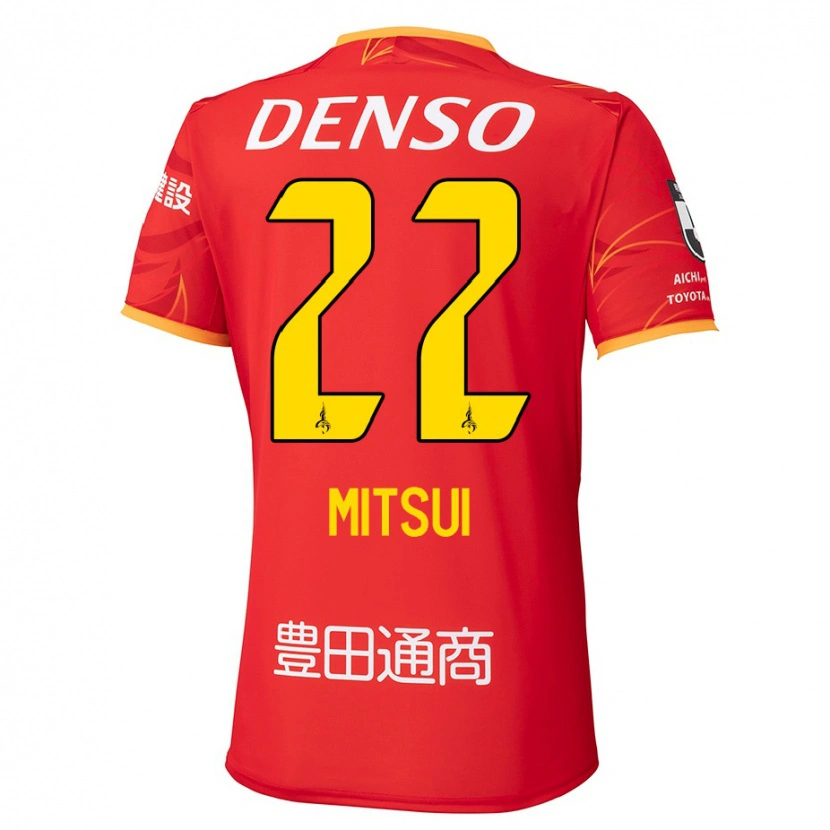 Danxen Kid Daiki Mitsui #22 Red Yellow Home Jersey 2025/26 T-Shirt