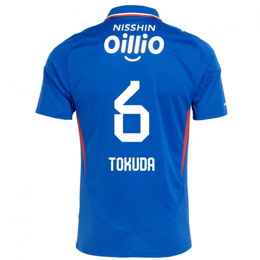 Danxen Kid Yuma Tokuda #6 Royal Blue White Home Jersey 2025/26 T-Shirt