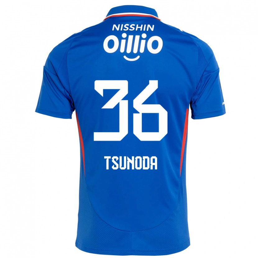 Danxen Kid Ryotaro Tsunoda #36 Royal Blue White Home Jersey 2025/26 T-Shirt