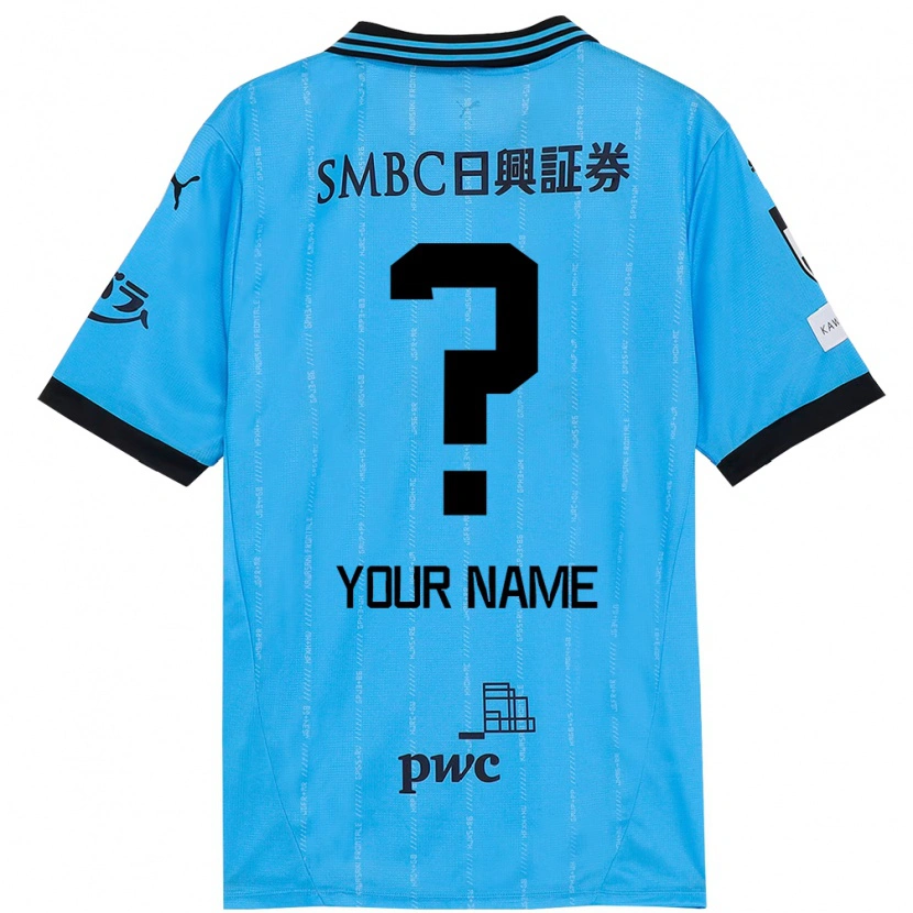 Danxen Kid Your Name #0 Sky Blue Black Home Jersey 2025/26 T-Shirt