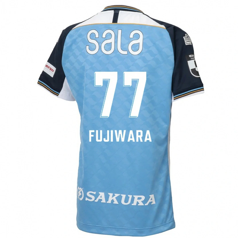 Danxen Kid Kensuke Fujiwara #77 Sky Blue Black Home Jersey 2025/26 T-Shirt