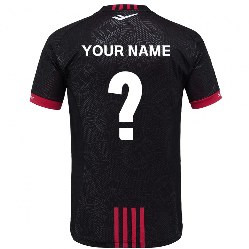 Danxen Kid Your Name #0 Black Red Home Jersey 2025/26 T-Shirt