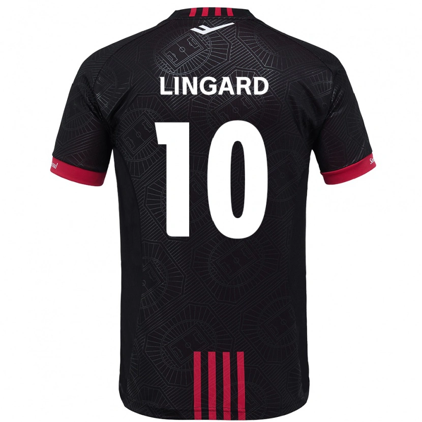 Danxen Kid Jesse Lingard #10 Black Red Home Jersey 2025/26 T-Shirt