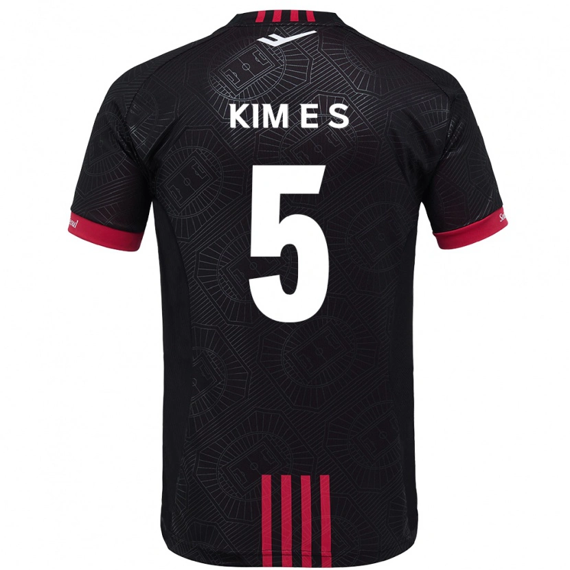 Danxen Kid Kim Eun-Sol #5 Black Red Home Jersey 2025/26 T-Shirt