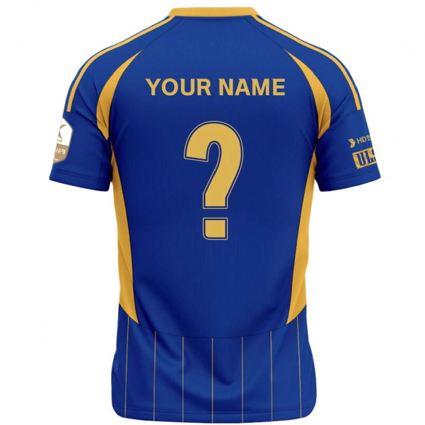 Danxen Kid Your Name #0 Royal Blue Yellow Home Jersey 2025/26 T-Shirt