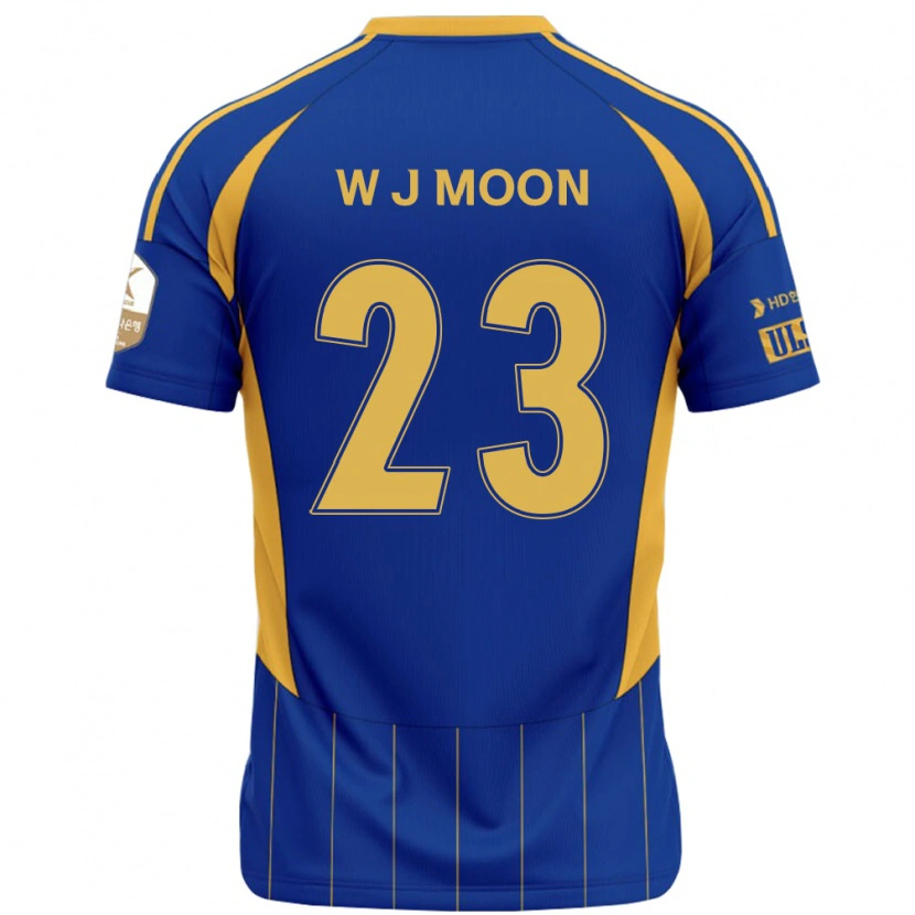 Danxen Kid Ji-Won Moon #23 Royal Blue Yellow Home Jersey 2025/26 T-Shirt