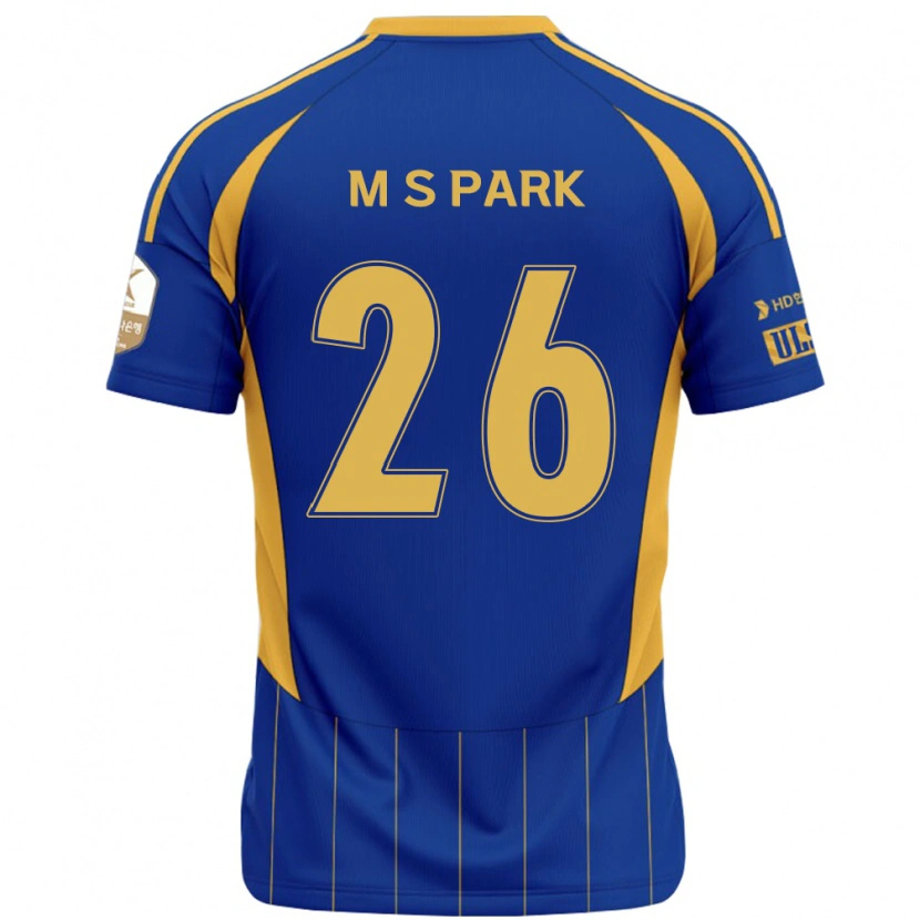 Danxen Kid Min-Seo Park #26 Royal Blue Yellow Home Jersey 2025/26 T-Shirt