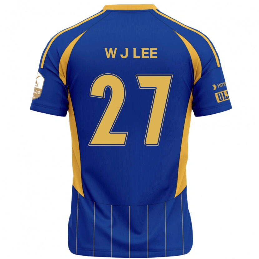 Danxen Kid Ji-Woo Lee #27 Royal Blue Yellow Home Jersey 2025/26 T-Shirt