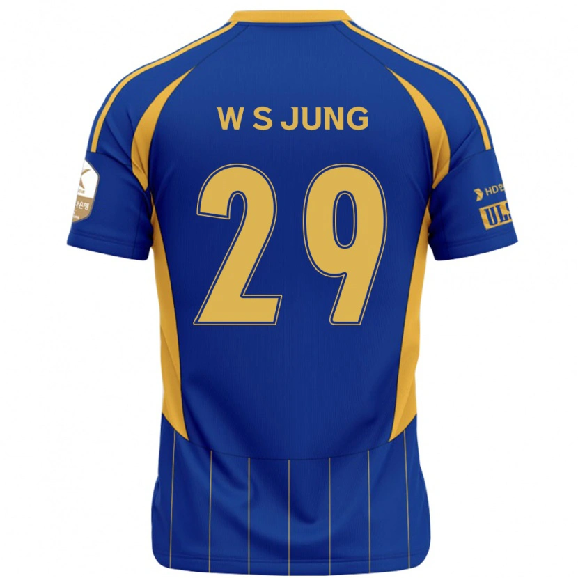 Danxen Kid Woo-Seok Jung #29 Royal Blue Yellow Home Jersey 2025/26 T-Shirt