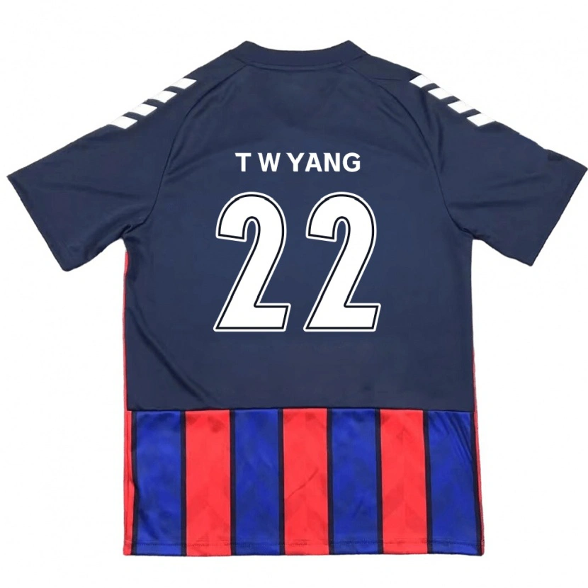 Danxen Kid Tae-Who Yang #22 Royal Blue Red Home Jersey 2025/26 T-Shirt