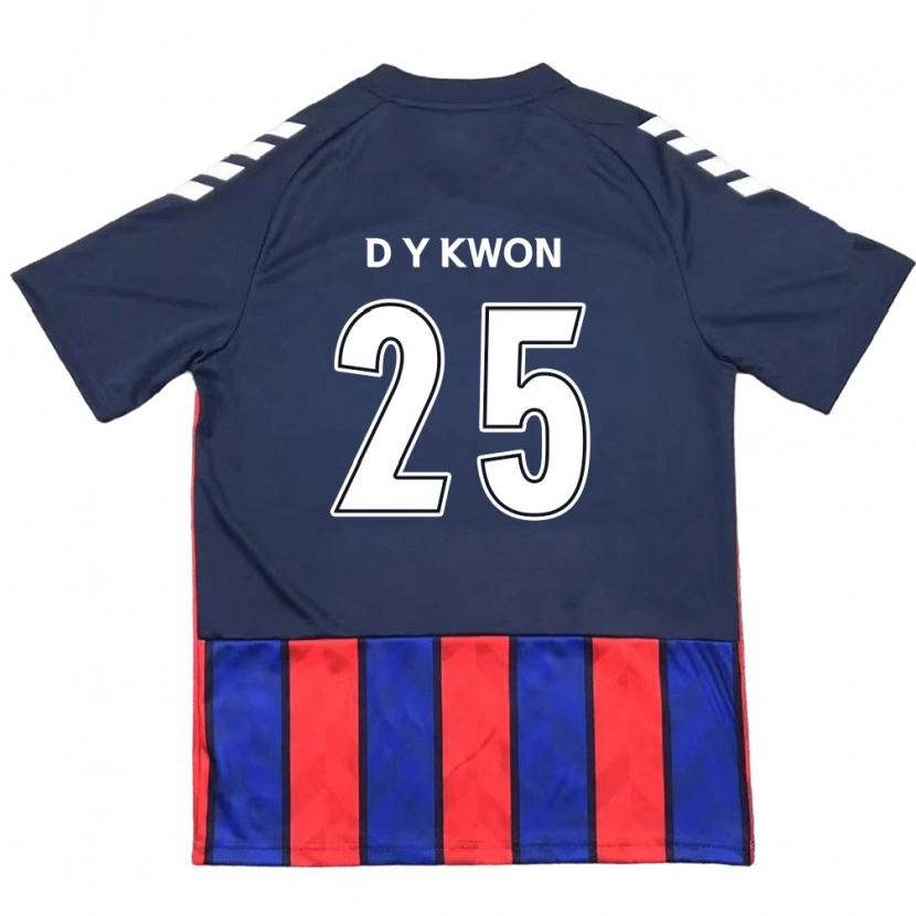 Danxen Kid Do-Yeong Kwon #25 Royal Blue Red Home Jersey 2025/26 T-Shirt