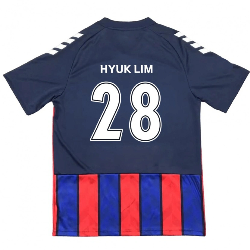 Danxen Kid Hyuk Lim #28 Royal Blue Red Home Jersey 2025/26 T-Shirt