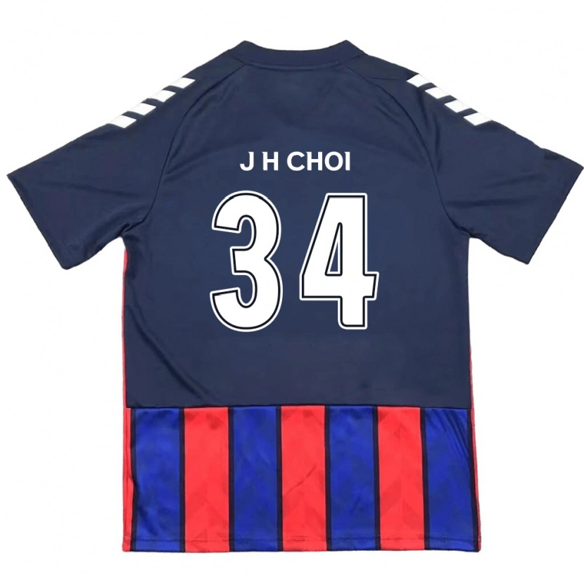 Danxen Kid Jin-Hyeok Choi #34 Royal Blue Red Home Jersey 2025/26 T-Shirt