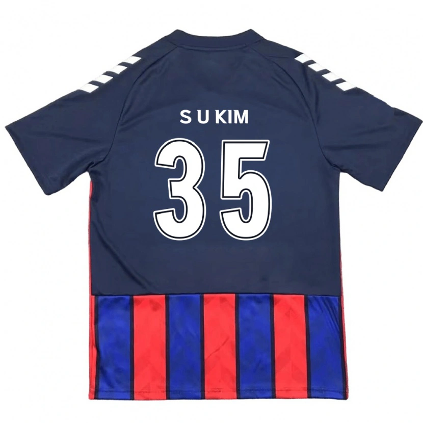 Danxen Kid Seung-Un Kim #35 Royal Blue Red Home Jersey 2025/26 T-Shirt