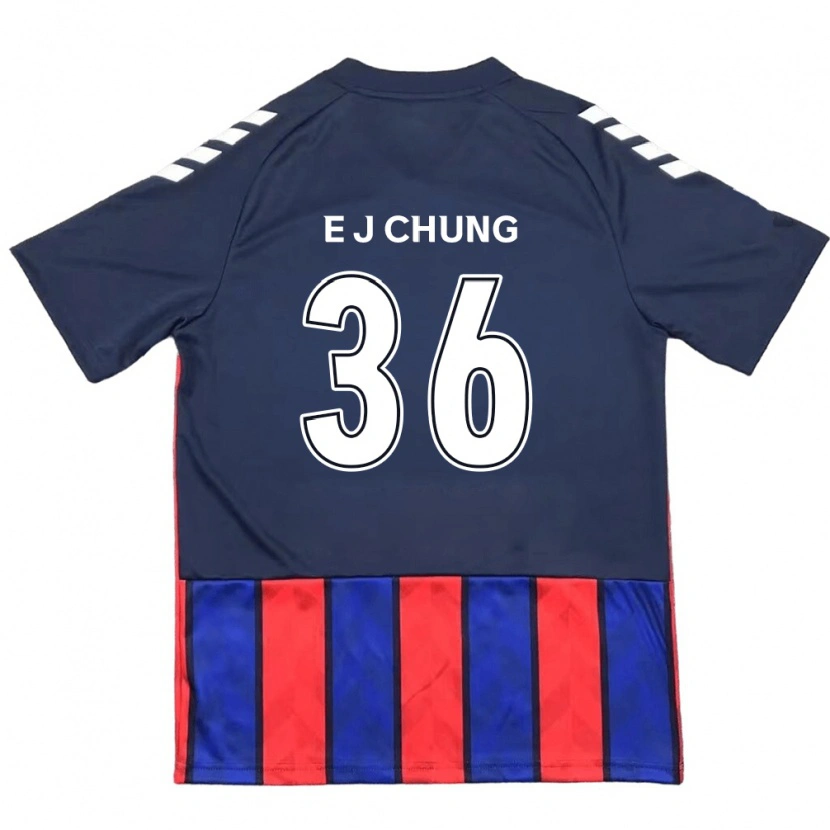 Danxen Kid Joshua Eui-Jin Chung #36 Royal Blue Red Home Jersey 2025/26 T-Shirt