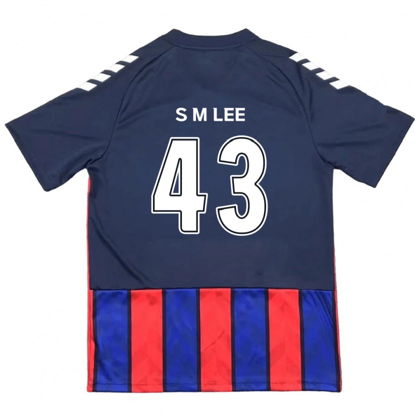 Danxen Kid Si-Myeong Lee #43 Royal Blue Red Home Jersey 2025/26 T-Shirt