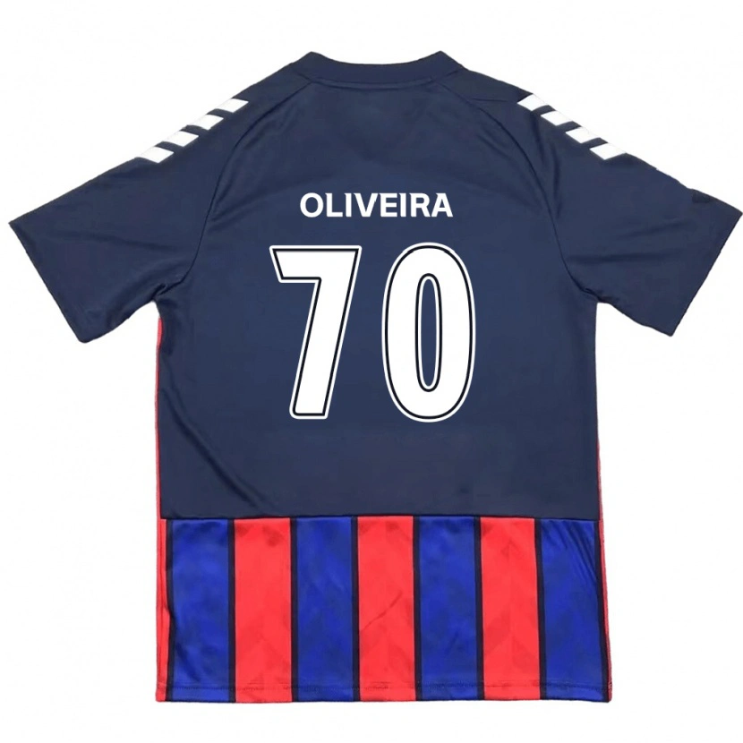 Danxen Kid Anderson Oliveira #70 Royal Blue Red Home Jersey 2025/26 T-Shirt