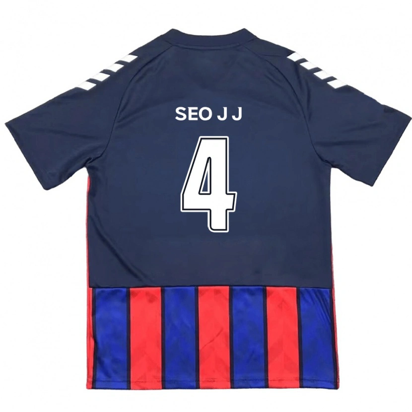 Danxen Kid Seo Jin-Ju #4 Royal Blue Red Home Jersey 2025/26 T-Shirt