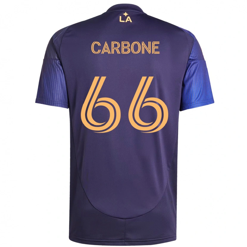 Danxen Kid Matteo Carbone #66 Purple Blue Away Jersey 2025/26 T-Shirt