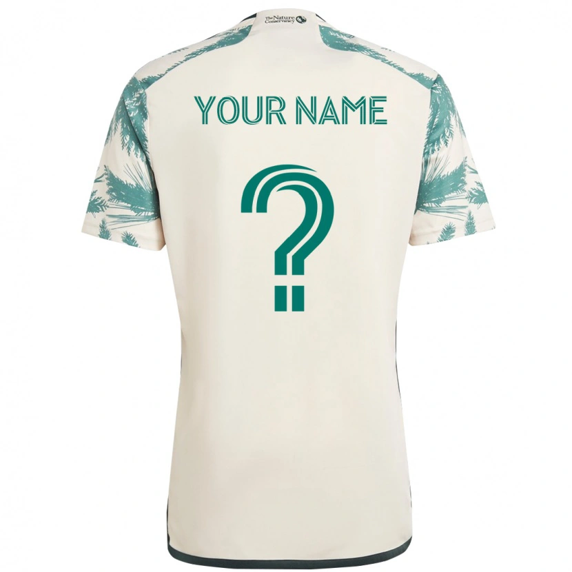 Danxen Kid Your Name #0 Beige Green Away Jersey 2025/26 T-Shirt