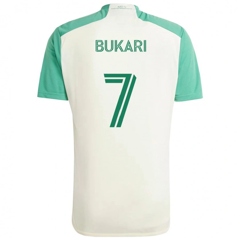 Danxen Kid Osman Bukari #7 White Green Away Jersey 2025/26 T-Shirt