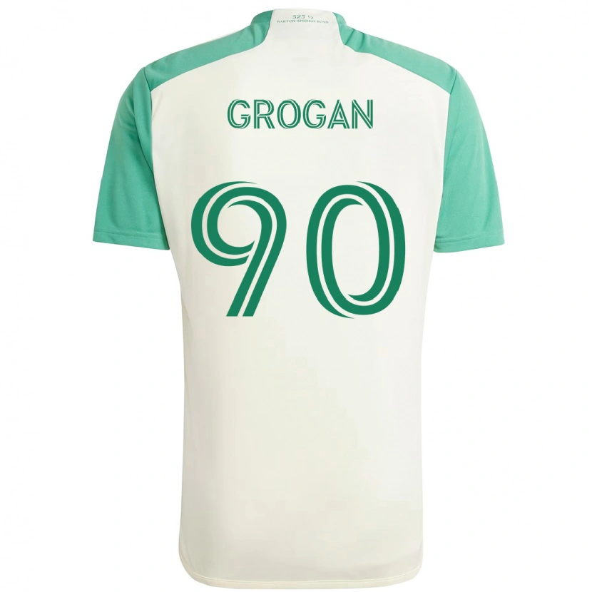 Danxen Kid Peter Grogan #90 White Green Away Jersey 2025/26 T-Shirt