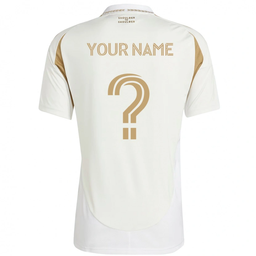 Danxen Kid Your Name #0 White Brown Away Jersey 2025/26 T-Shirt