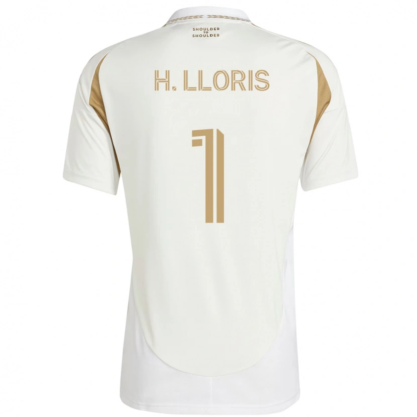 Danxen Kid Hugo Lloris #1 White Brown Away Jersey 2025/26 T-Shirt