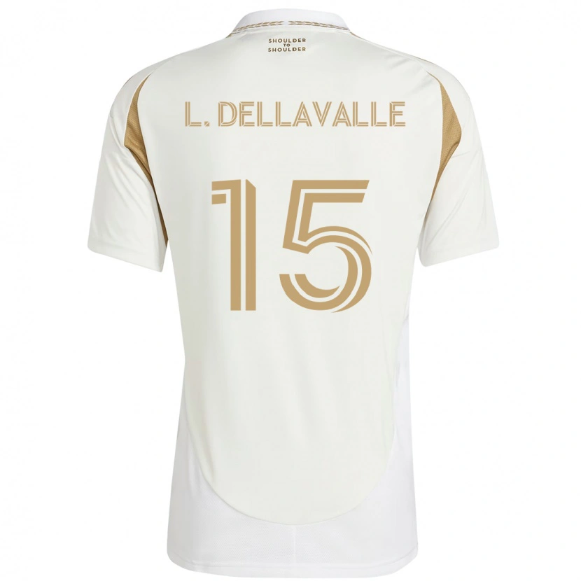 Danxen Kid Lorenzo Dellavalle #15 White Brown Away Jersey 2025/26 T-Shirt